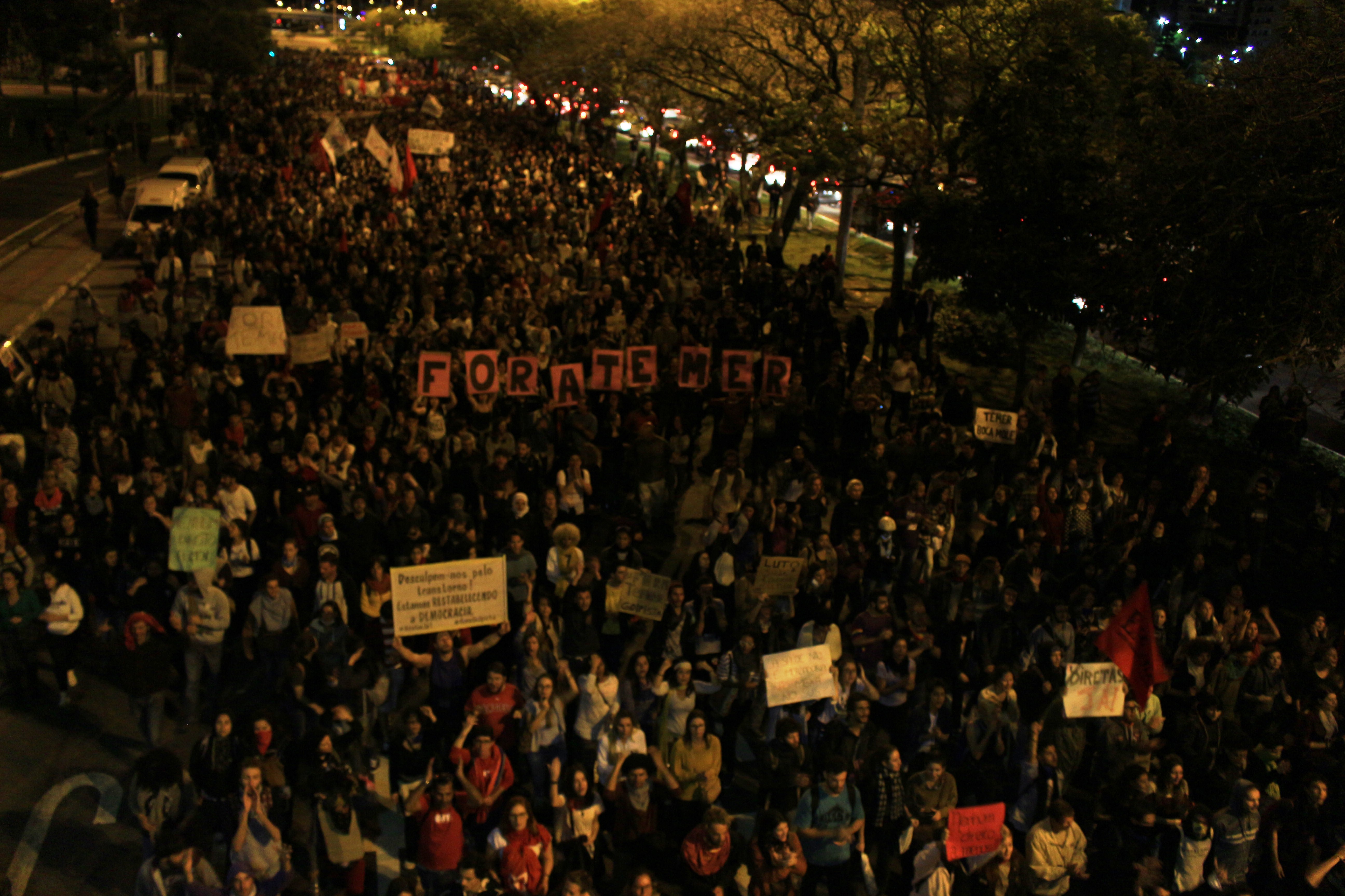 O movimento se ampliou desde o primeiro ato/ Foto: Cristina Gallo